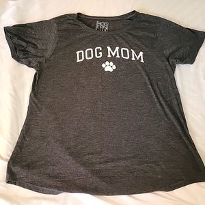 Dog Mom gray tee shirt size xxl